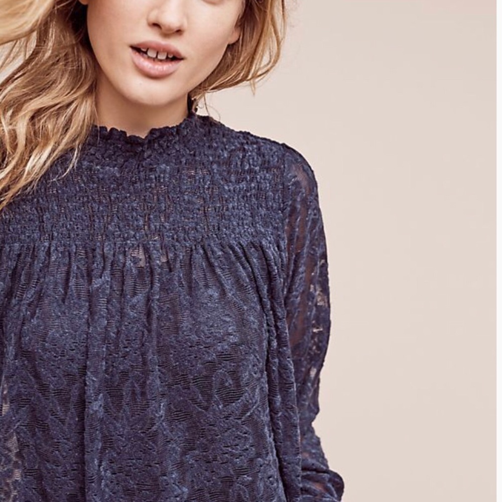 Anthropologie Ammana Lace Top